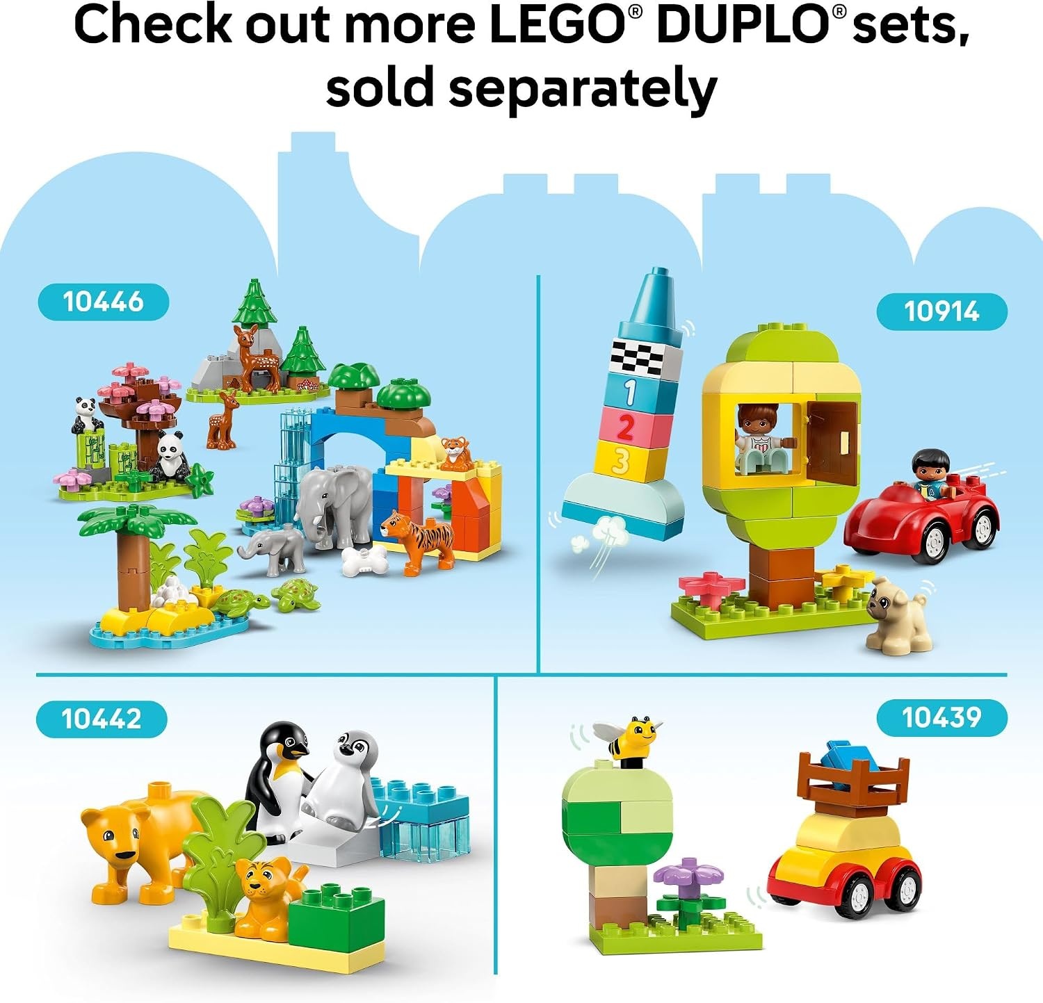 image:imageLEGO DUPLO Green Building Plate Learning and Educational Building Toy for Toddlers Preschool Boys and Girls Ages 15 Gift Ideas for Birthdays 104609x9 inch
