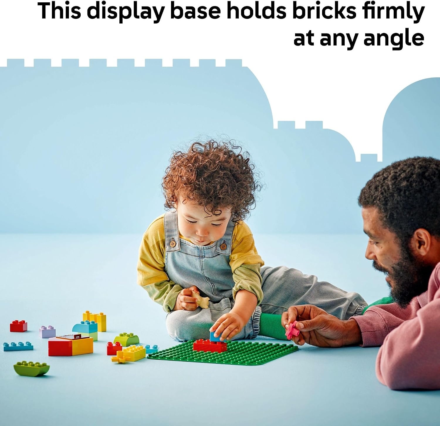 image:imageLEGO DUPLO Green Building Plate Learning and Educational Building Toy for Toddlers Preschool Boys and Girls Ages 15 Gift Ideas for Birthdays 104609x9 inch