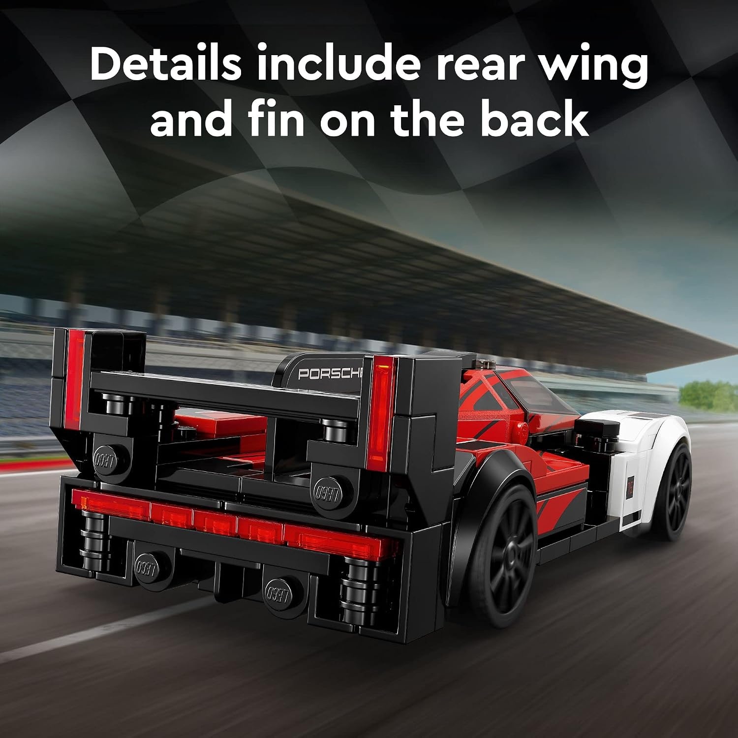 image:imageLEGO Speed Champions Porsche 963 76916 Model Car Building Kit Racing Vehicle Toy for Kids 2023 Collectible Set with Driver Minifigure
