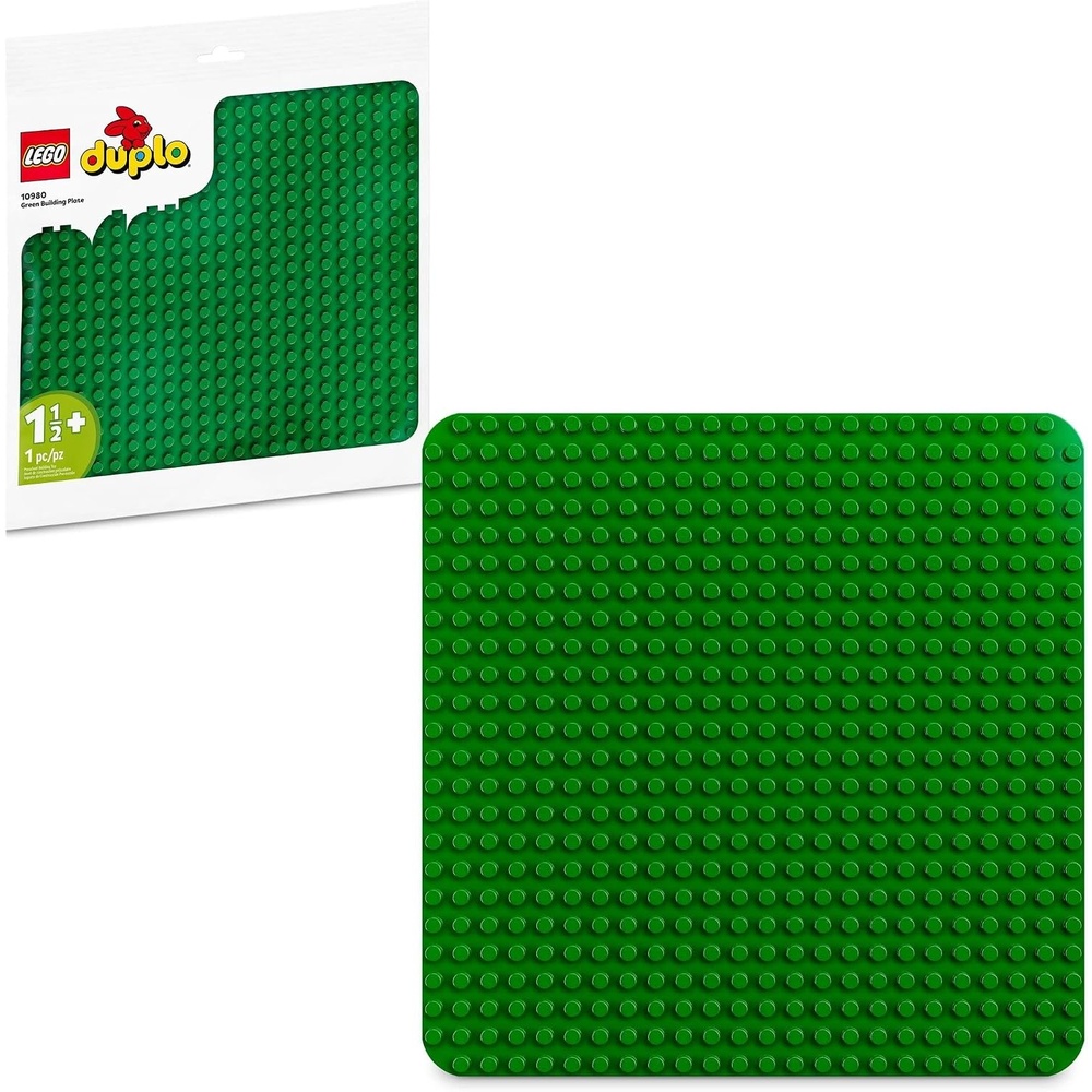 image:imageLEGO DUPLO Green Building Plate Learning and Educational Building Toy for Toddlers Preschool Boys and Girls Ages 15 Gift Ideas for Birthdays 1046015x15 inch