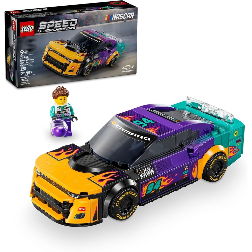 image:imageLEGO Speed Champions NASCAR Next Gen Chevrolet Camaro ZL1 Model Racecar Building Set NASCAR Collectible Racing Toy for Kids Ages 9 and Up 76935