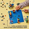 LEGO Classic Blue Baseplate 11025 Building Toy Set for Preschool Kids, Boys, and Girls Ages 4+ (1 Pieces)(Blue Baseplate)
