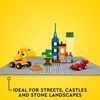 LEGO Classic Gray Baseplate Square 48×48 Stud Foundation to Build, Play, and Display Brick Creations, Great for City Streets, Castle, and Mountain Scenes, 11024(Gray Baseplate)