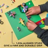 LEGO Classic Green Baseplate, Square 32×32 Stud Foundation to Build, Play, and Display Brick Creations, Great for Grassy Nature Landscapes, 11023,4+ Years(Green Baseplate)