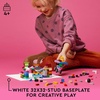 LEGO Classic White Baseplate, Square 32×32 Stud Foundation to Build, Play, and Display Brick Creations, Great for Snowy and Winter Landscapes, 11026(White Baseplate)