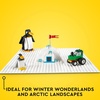 LEGO Classic White Baseplate, Square 32×32 Stud Foundation to Build, Play, and Display Brick Creations, Great for Snowy and Winter Landscapes, 11026(White Baseplate)