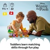 LEGO DUPLO Disney Winnie The Pooh’s Birthday Party Building Set – Baby Toy for 18 Months and Up – Sensory Toys to Inspire Imaginative Play – Building Blocks for Toddlers 1-3 – 10457