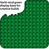LEGO DUPLO Green Building Plate – Learning and Educational Building Toy for Toddlers, Preschool, Boys and Girls, Ages 1.5+ – Gift Ideas for Birthdays – 10460(9×9 inch)