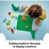 LEGO DUPLO Green Building Plate – Learning and Educational Building Toy for Toddlers, Preschool, Boys and Girls, Ages 1.5+ – Gift Ideas for Birthdays – 10460(9×9 inch)