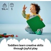 LEGO DUPLO Green Building Plate – Learning and Educational Building Toy for Toddlers, Preschool, Boys and Girls, Ages 1.5+ – Gift Ideas for Birthdays – 10460(9×9 inch)