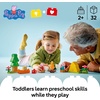 LEGO DUPLO Peppa Pig Camping Trip Toddler Learning Toy – Sensory Toy for Creative and Developmental Play – Fun Birthday Gift for Peppa Pig Fans, Kids, Girls, Boys, Ages 2+ – 10452