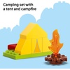 LEGO DUPLO Peppa Pig Camping Trip Toddler Learning Toy – Sensory Toy for Creative and Developmental Play – Fun Birthday Gift for Peppa Pig Fans, Kids, Girls, Boys, Ages 2+ – 10452