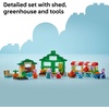 LEGO DUPLO Peppa Pig Grandpa Pig’s Garden and Greenhouse – Peppa Pig Toy for Toddlers – Preschool Learning and Sensory Toy for Girls and Boys Ages 2+ – 5 Characters Included – 10461