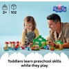 LEGO DUPLO Peppa Pig Grandpa Pig’s Garden and Greenhouse – Peppa Pig Toy for Toddlers – Preschool Learning and Sensory Toy for Girls and Boys Ages 2+ – 5 Characters Included – 10461
