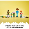 LEGO DUPLO Town Buildable People with Big Emotions Interactive Toy for Ages 3 and Up, 5 Characters with 10 Role-Play Faces, 71 Colorful Bricks for Mix-and-Match Customizable Fun, 10423