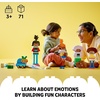LEGO DUPLO Town Buildable People with Big Emotions Interactive Toy for Ages 3 and Up, 5 Characters with 10 Role-Play Faces, 71 Colorful Bricks for Mix-and-Match Customizable Fun, 10423