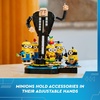 LEGO Despicable Me 4 Brick-Built Gru and Minions Figure, Buildable Minions Toy for Kids, Dancing Despicable Me Toy Figures Playset, Play-and-Display Birthday Gift for Boys and Girls, 75582