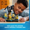 LEGO Despicable Me 4 Brick-Built Gru and Minions Figure, Buildable Minions Toy for Kids, Dancing Despicable Me Toy Figures Playset, Play-and-Display Birthday Gift for Boys and Girls, 75582