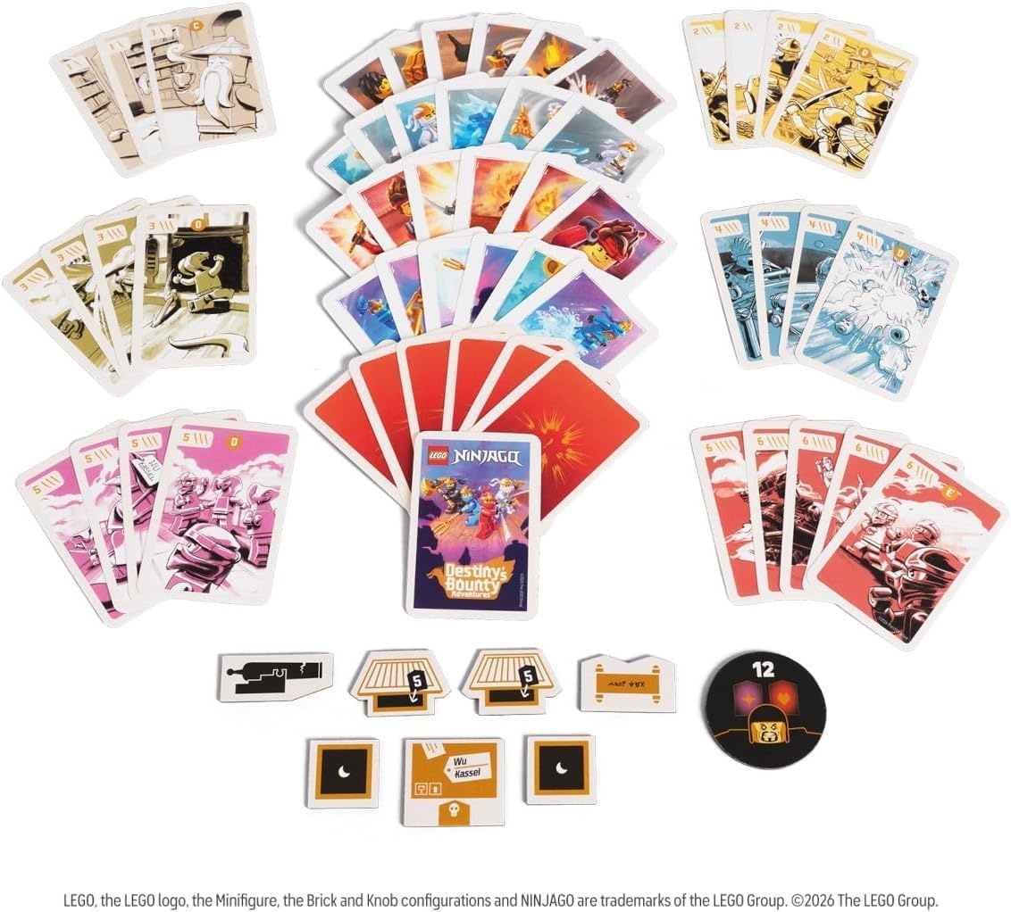 image:imageBezzerwizzer LEGO Ninjago Board Game Destinys Bounty Adventures Cooperative Adventure Game with Exclusive Minifigures Ages 8 24 Players 30 Minute Playtime
