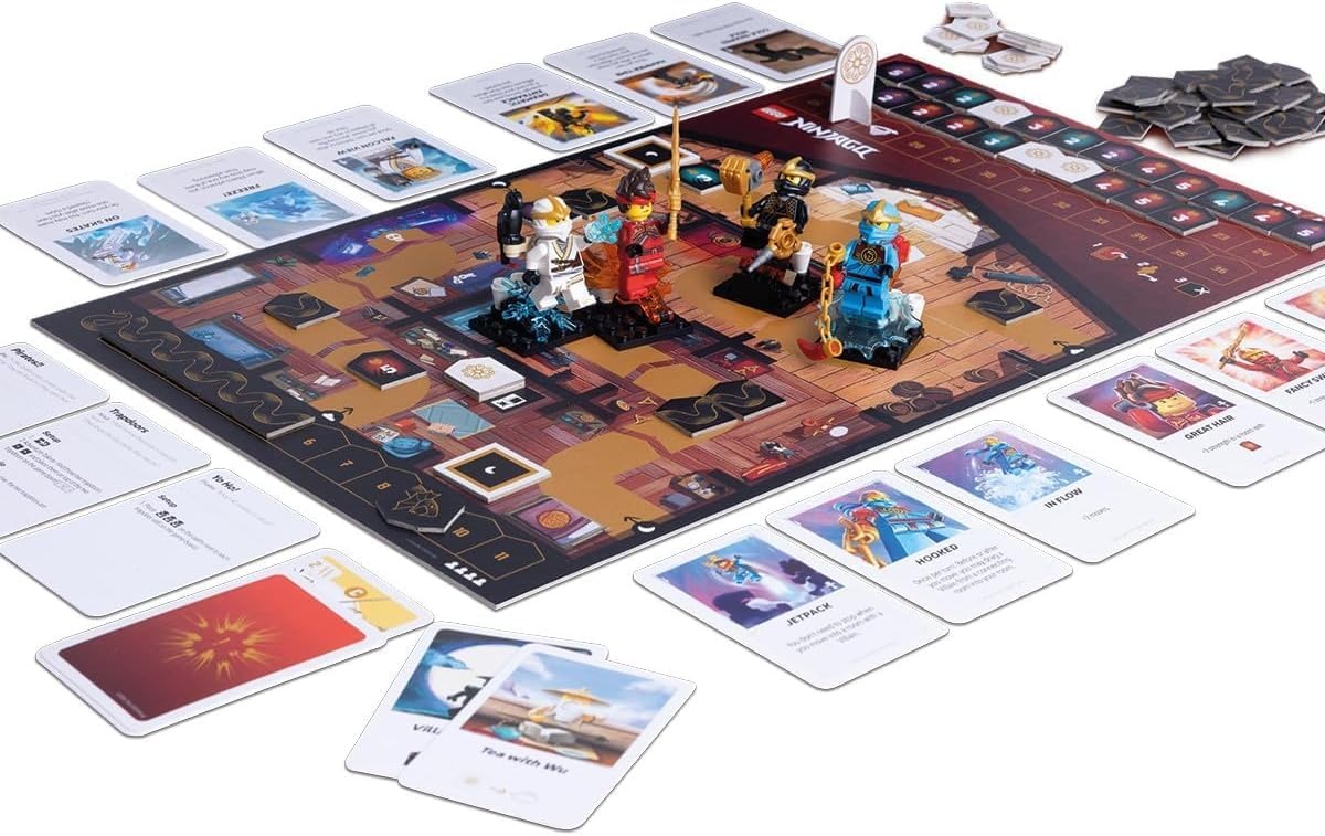 image:imageBezzerwizzer LEGO Ninjago Board Game Destinys Bounty Adventures Cooperative Adventure Game with Exclusive Minifigures Ages 8 24 Players 30 Minute Playtime