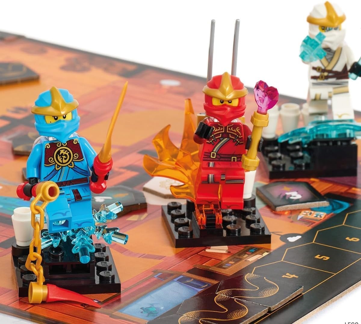 image:imageBezzerwizzer LEGO Ninjago Board Game Destinys Bounty Adventures Cooperative Adventure Game with Exclusive Minifigures Ages 8 24 Players 30 Minute Playtime