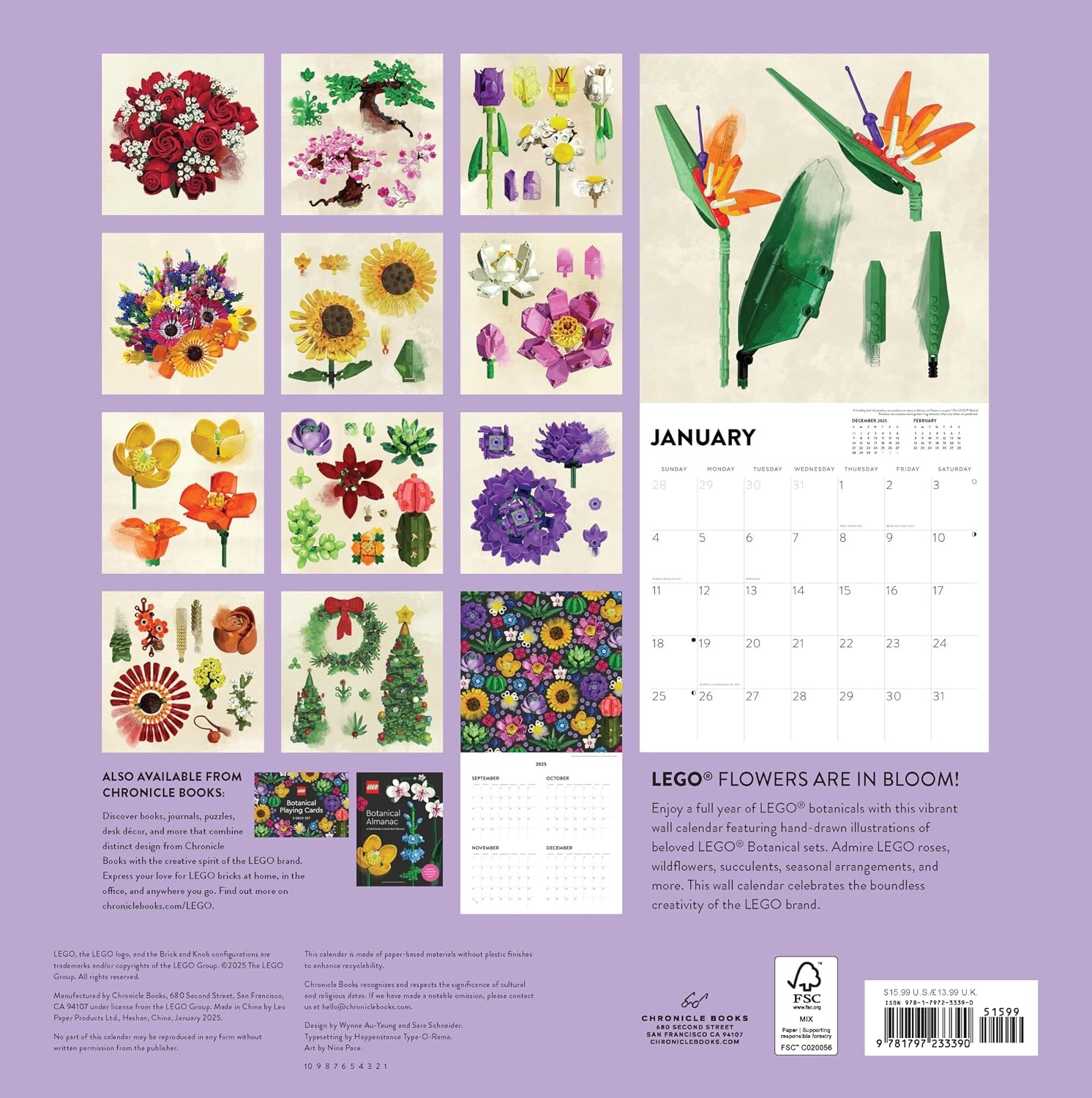 image:imageLEGO 2026 Wall Calendar