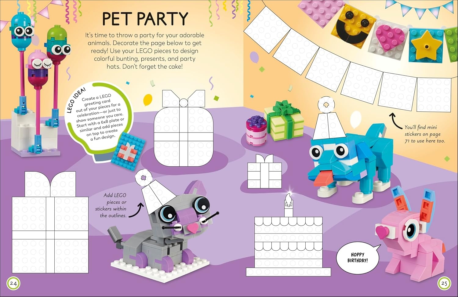 image:imageLEGO Ideas Activity Book Animals Packed with LEGO Building and Sticker Activities and Fun Facts With 500 Stickers