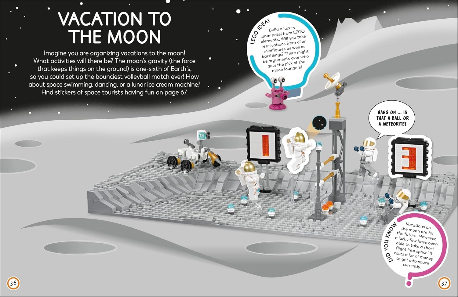 image:imageLEGO Ideas Activity Book Space Packed with LEGO Building and Sticker Activities and Fun Facts With 500 Stickers