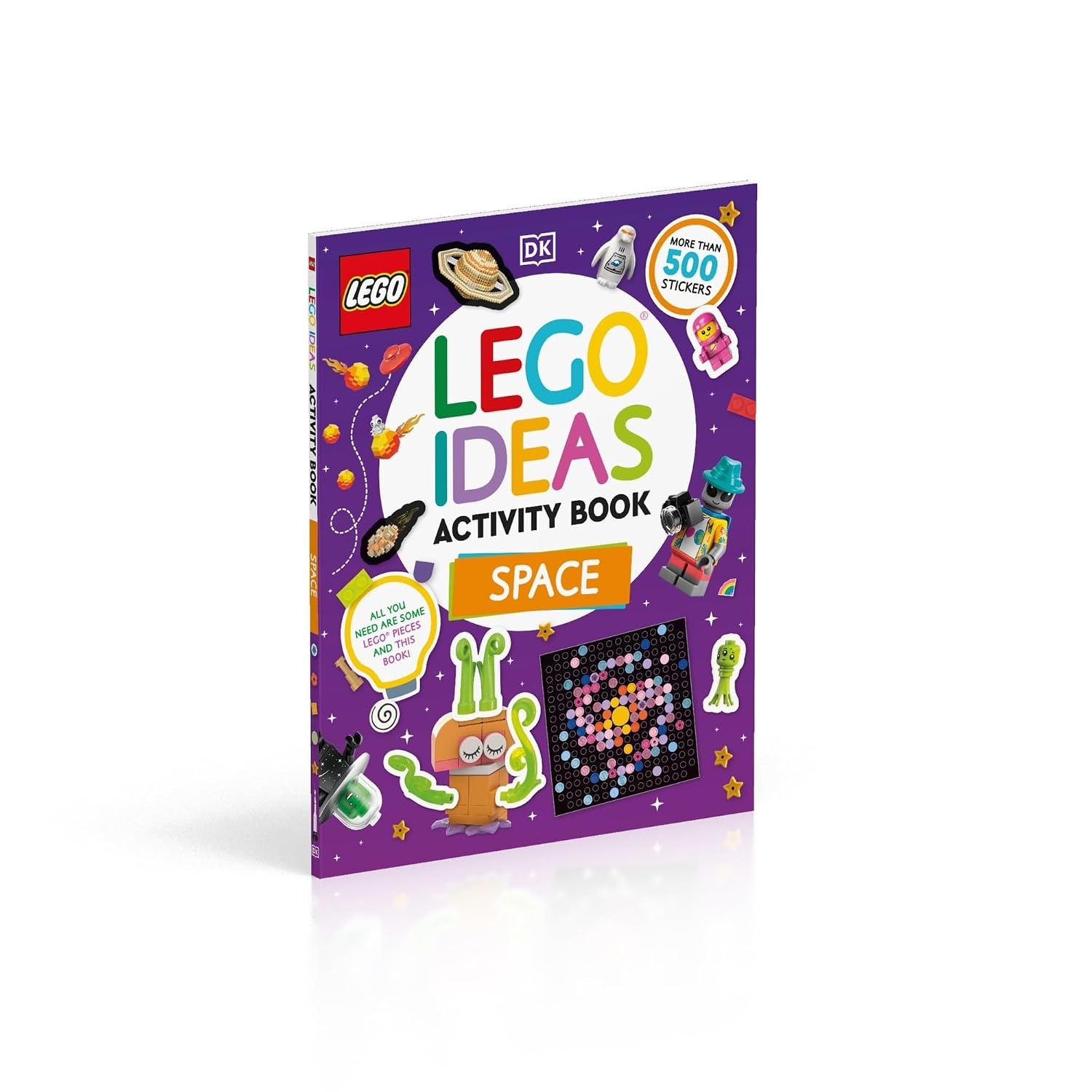 image:imageLEGO Ideas Activity Book Space Packed with LEGO Building and Sticker Activities and Fun Facts With 500 Stickers