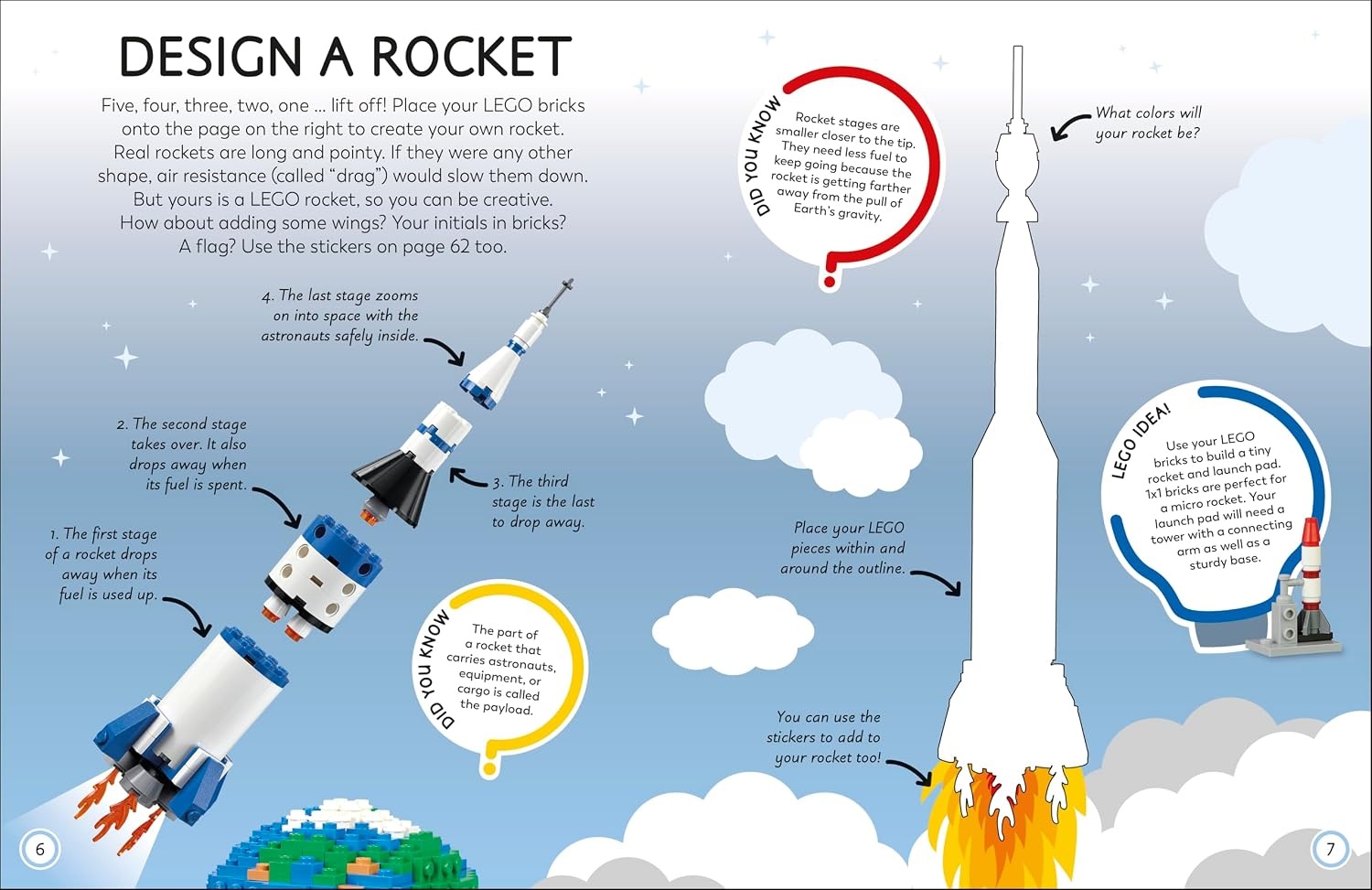 image:imageLEGO Ideas Activity Book Space Packed with LEGO Building and Sticker Activities and Fun Facts With 500 Stickers