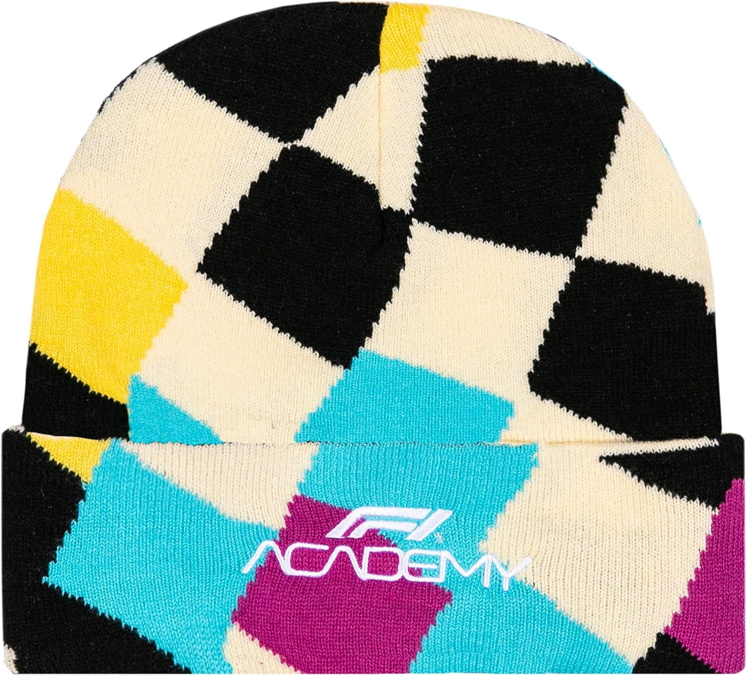 image:imageLEGO x F1 Academy Unisex Checkered Logo Beanie Multicolor One Size