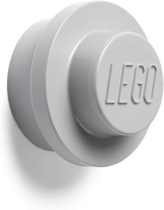 image:imageRoom Copenhagen Lego Wall Hanger Set Decorative Playroom Utility Hooks BlackWhiteGreyBlackGreyWhite