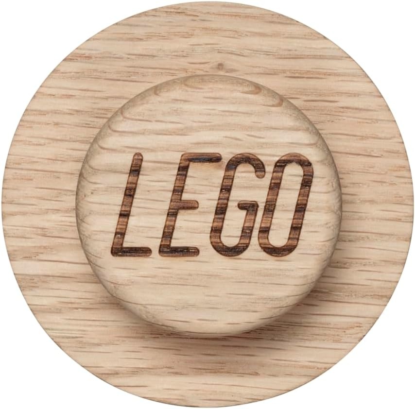 image:imageRoom Copenhagen Lego Wall Hanger Set Decorative Playroom Utility Hooks BlackWhiteGreyOak