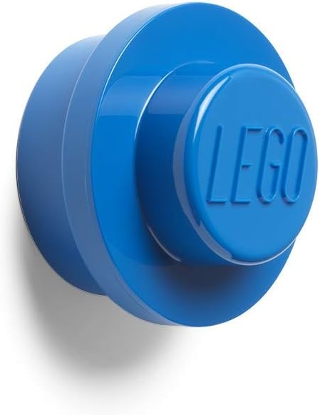 image:imageRoom Copenhagen Lego Wall Hanger Set Decorative Playroom Utility Hooks BlackWhiteGreyRedBlueYellow