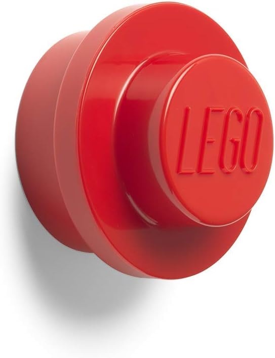 image:imageRoom Copenhagen Lego Wall Hanger Set Decorative Playroom Utility Hooks BlackWhiteGreyRedBlueYellow