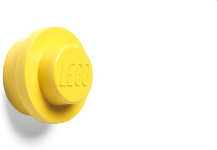image:imageRoom Copenhagen Lego Wall Hanger Set Decorative Playroom Utility Hooks BlackWhiteGreyRedBlueYellow