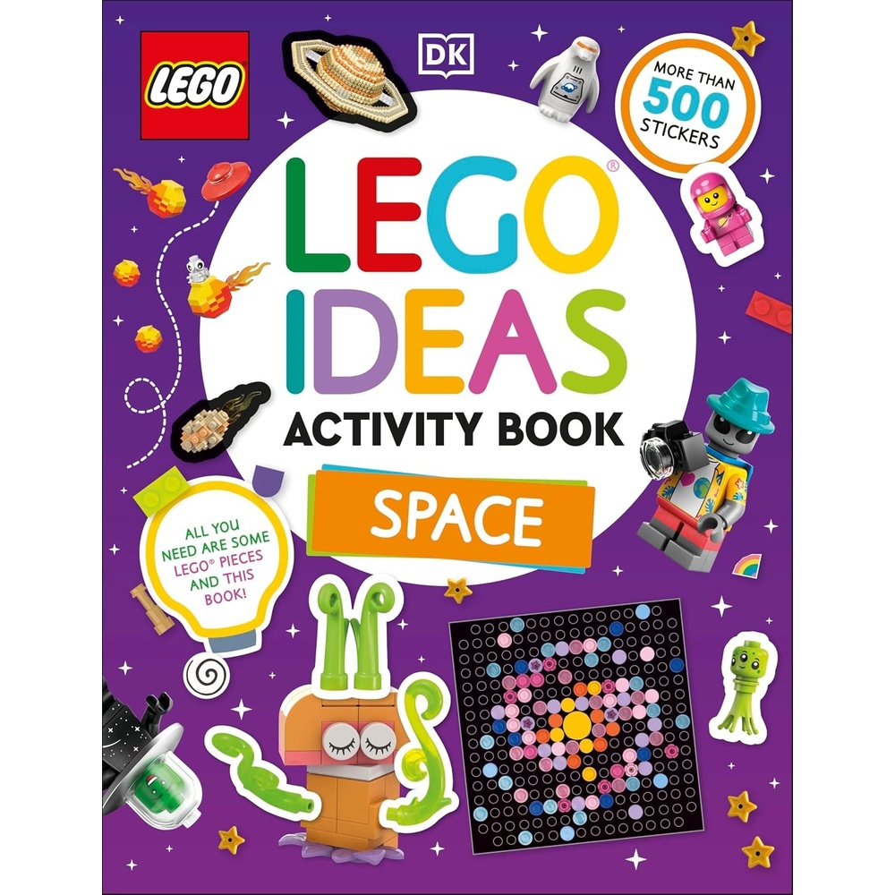 image:imageLEGO Ideas Activity Book Space Packed with LEGO Building and Sticker Activities and Fun Facts With 500 Stickers