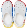 Crocs Unisex-Adult Classic LEGO System Clogs, LEGO Shoes for Women and Men(White)