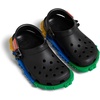 Crocs Unisex-Child Classic LEGO System Clogs, LEGO Shoes for Kids(Black)
