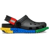 Crocs Unisex-Child Classic LEGO System Clogs, LEGO Shoes for Kids(Black)