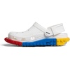 Crocs Unisex-Child Classic LEGO System Clogs, LEGO Shoes for Kids(White)