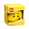 Room Copenhagen, Lego Storage Heads Stackable Storage Container – Buildable Organizational Bins for Kid’s Toys and Accessories – 9.45 x 9.45 x 10.67in – Large, Silly, Holds 500 Bricks | Stackable Storage Box with Lid Toy Storage Home Organization Kids Room Stackable Organizer