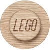 Room Copenhagen, Lego Wall Hanger Set – Decorative Playroom Utility Hooks – Black/White/Grey(Oak)