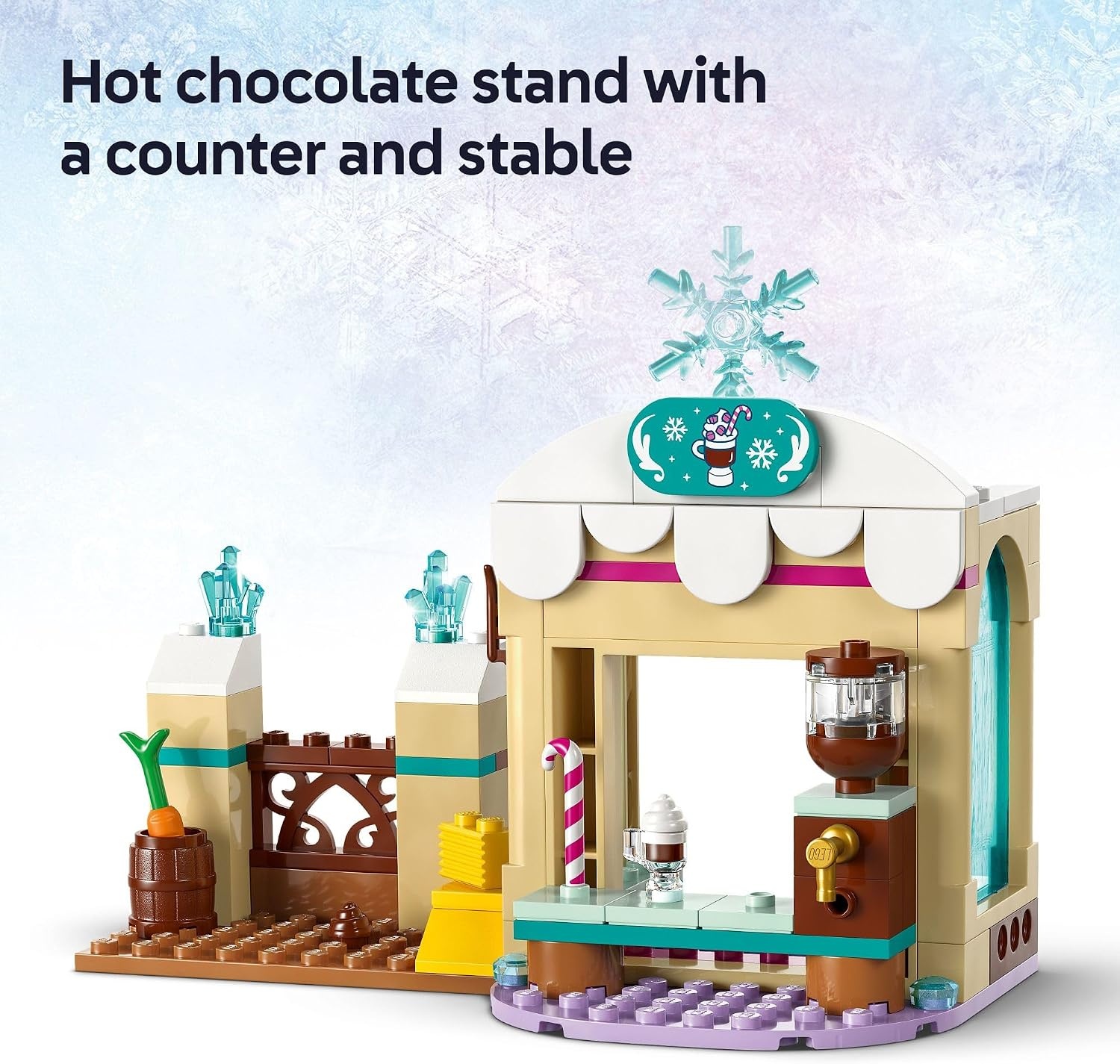 image:imageLEGO Disney Frozen Annas Sleigh Adventure Building Toy Set Frozen Toy for Toddlers with 2 Disney Princess Minidolls Learning and Educational Set for Girls amp Boys Ages 4 43256