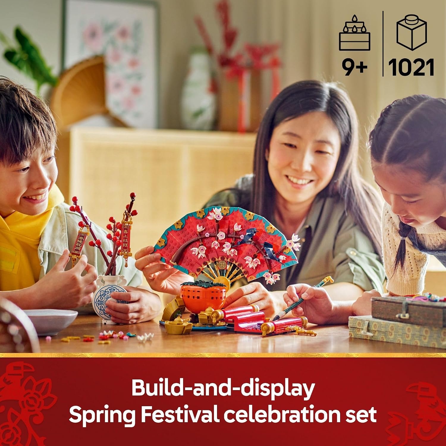 image:imageLEGO Spring Festival Good Fortune Learning and Educational Building Toy Chinese Festival Toy for Kids Boys and Girls Ages 9 Cultural Gift for Display and Decor 80117
