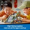 LEGO City No Limits: Race Car Ramp Track Toy – Building Toy for Kids, Boys and Girls, Ages 6+ – Soap Box Car Ramp for Racing with 2 Cars, 4 Minifigures, and Buildable – Gift Idea – 60460