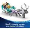 LEGO Disney Frozen Anna’s Sleigh Adventure Building Toy Set – Frozen Toy for Toddlers with 2 Disney Princess Minidolls – Learning and Educational Set for Girls & Boys, Ages 4+ – 43256