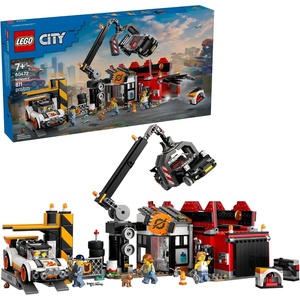 LEGO City Scrapyard with Cars – Building Toy Figures and Playset for Kids, Boys and Girls, Ages 7+ – Learning and Educational Toy for Pretend Play – Gift Idea for Birthdays – 60472