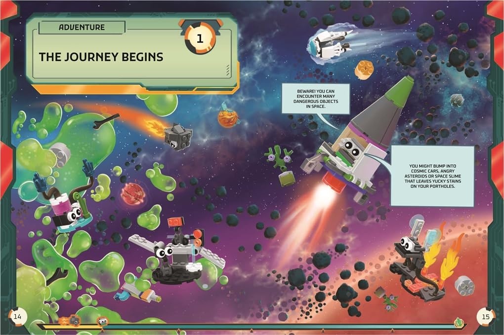 image:imageBuster Books LEGO Books Build Your Own Story Space Rescue with over 100 LEGO bricks and exclusive models to build