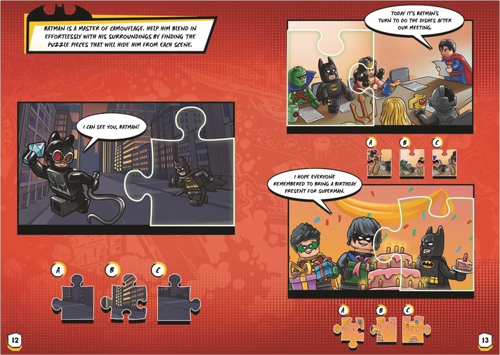 image:imageBuster Books LEGO DC Super Heroes Here Comes Batman with Batman minifigure LEGO Minifigure Activity